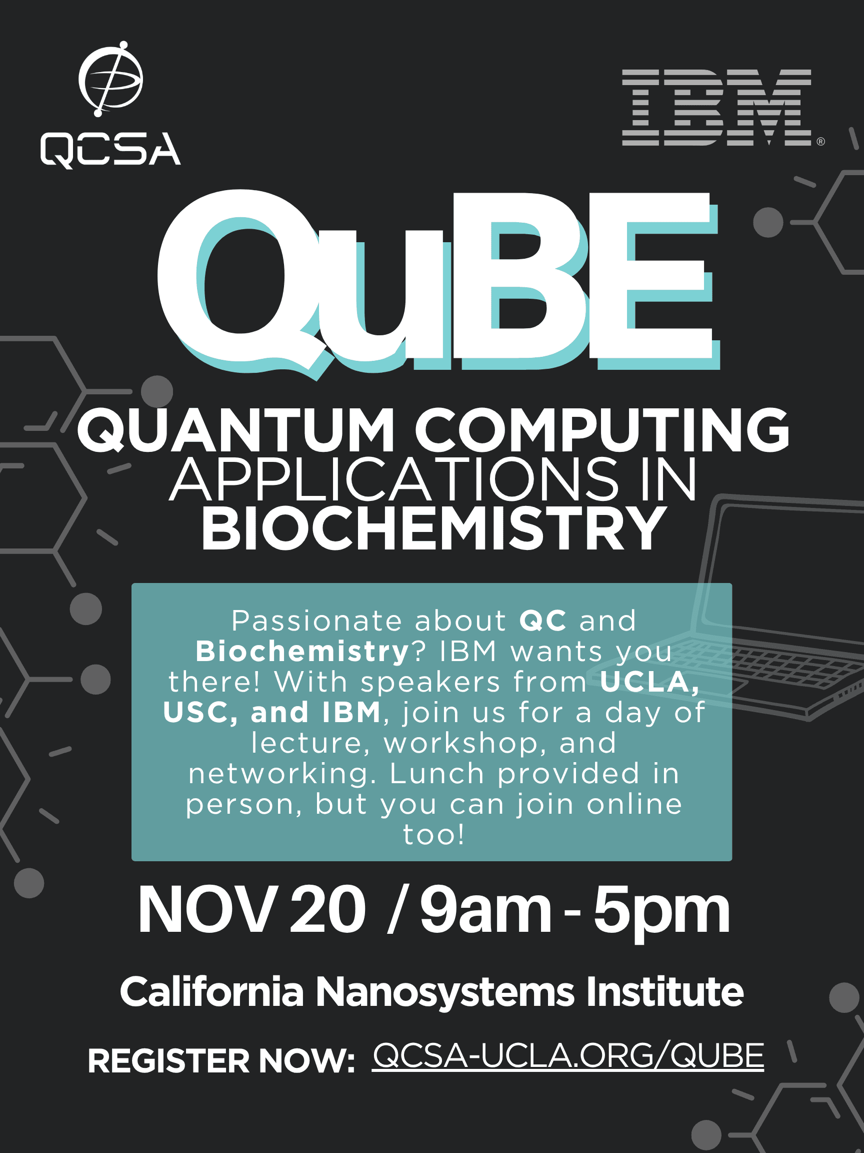 QuBE Event Poster
